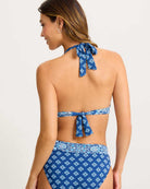 Tommy Bahama: Noble Pineapple Reversible Halter Bikini Top