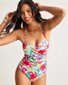 Tommy Bahama: One Piece Island Cays Fiesta Bandeau Swimsuit