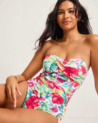 Tommy Bahama: One Piece Island Cays Fiesta Bandeau Swimsuit