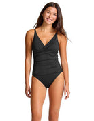 Tommy Bahama: One Piece Pearl Cross Front V-Neck Swimsuit