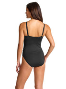 Tommy Bahama: One Piece Pearl Cross Front V-Neck Swimsuit