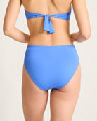 Tommy Bahama: Pearl Solid Pearl High Waist Shirred Bikini Bottom - PRDEOBLU