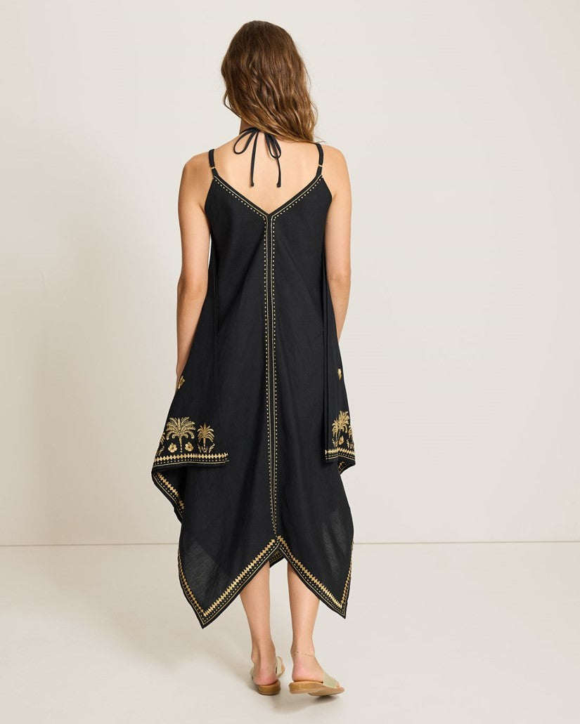 Tommy Bahama: St. Lucia Embroidered Scarf Coverup Dress