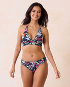 Tommy Bahama: Summer Floral Reversible Halter Bikini Top