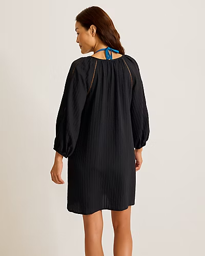 Tommy Bahama: Woven Stripe Beach Tunic Dress