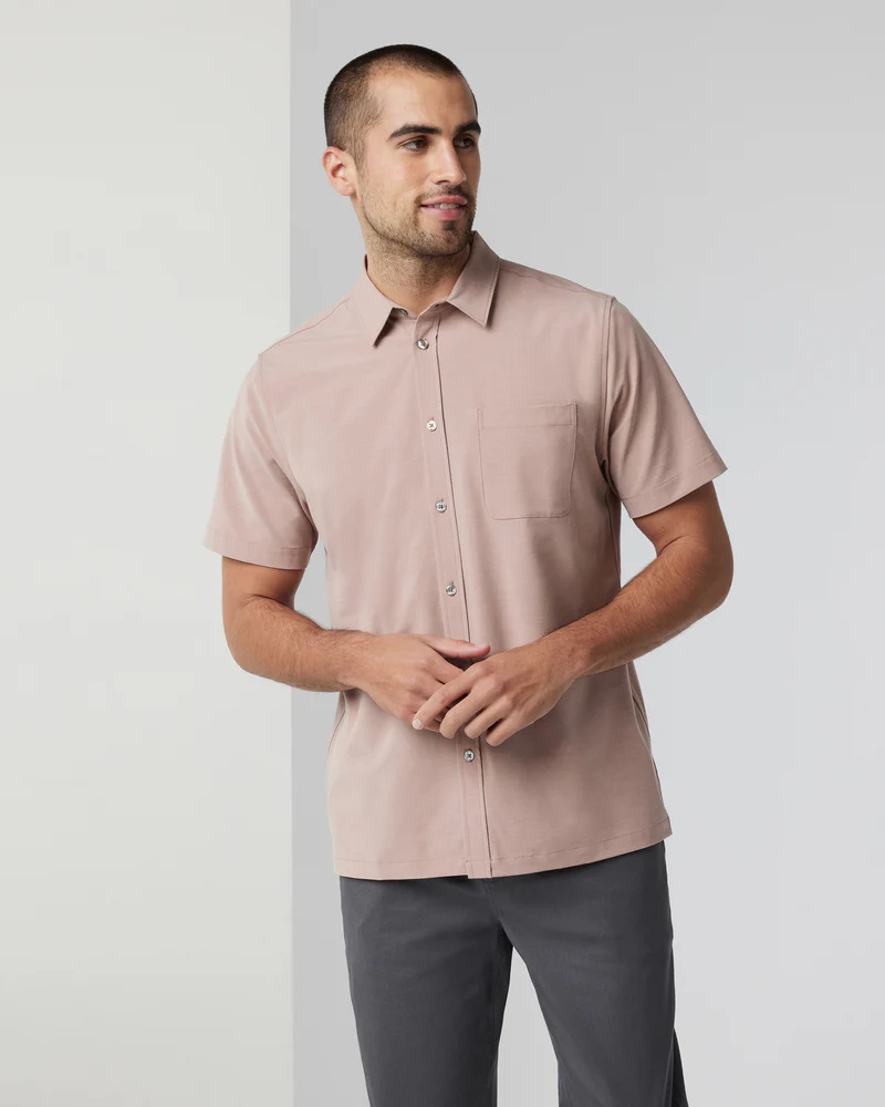 Vuori: Bridge Button Down Short Sleeve Shirt – Swim City Vuori: Bridge Button Down Short Sleeve Shirt – Swim City