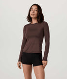 Vuori: Women's Lux Crew Long Sleeve Tee