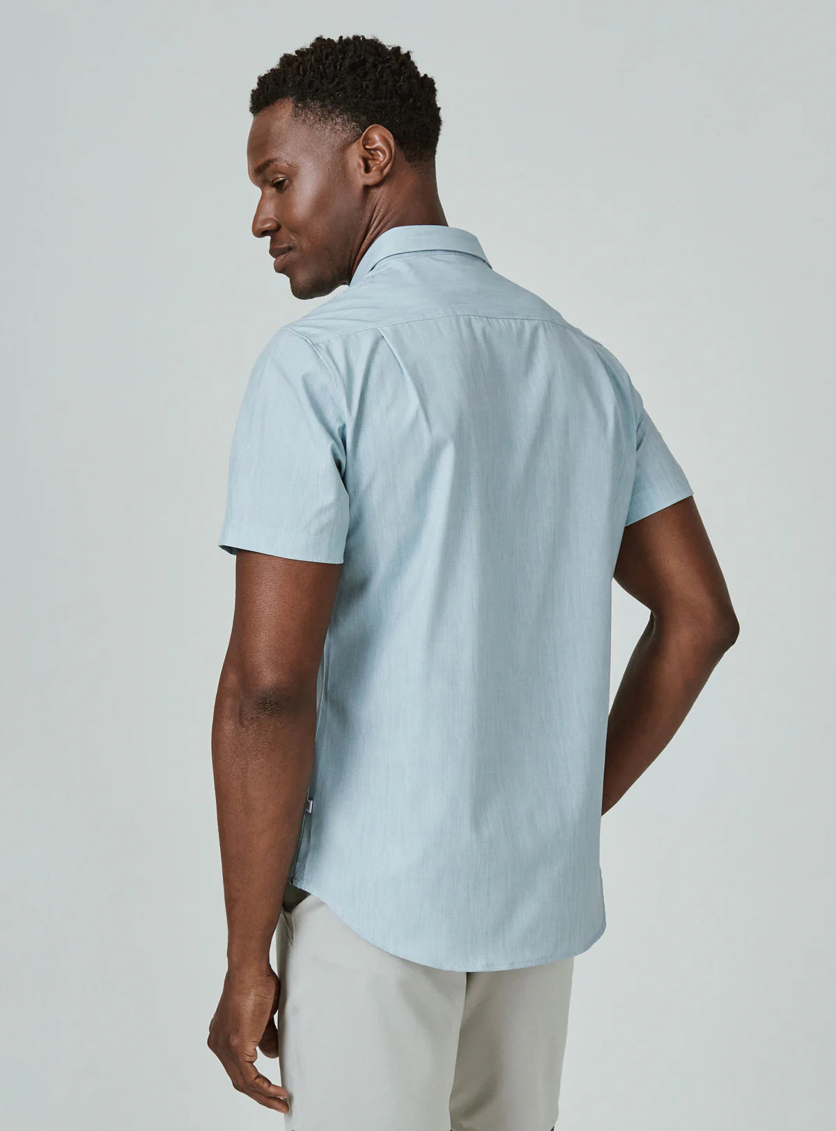 7 Diamonds: Pisco Short Sleeve Shirt - SEAFOAM