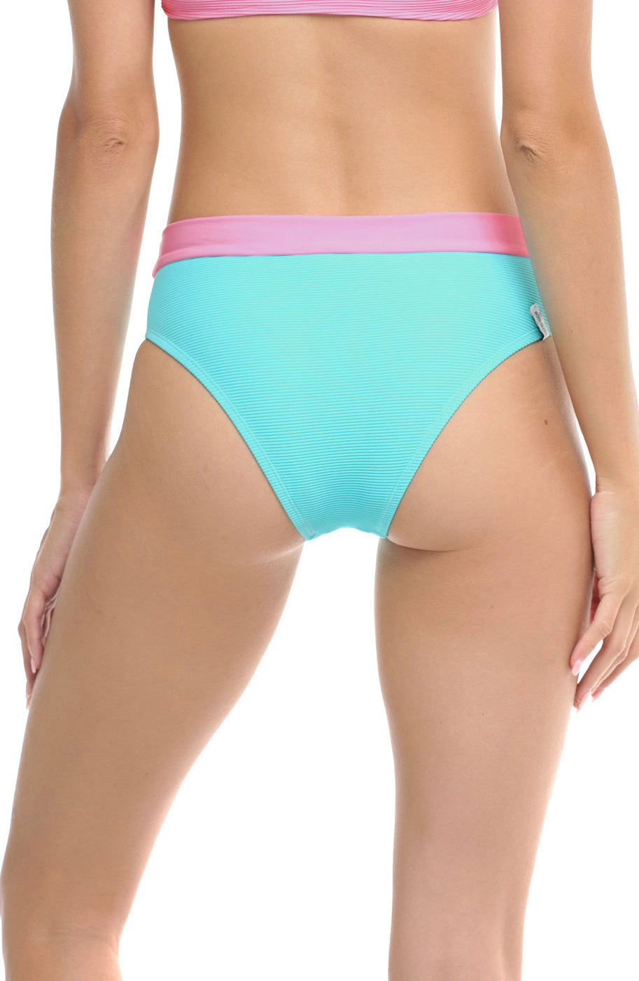 Body Glove: Spectrum Marlee High Waisted Bikini Bottom - CYAN