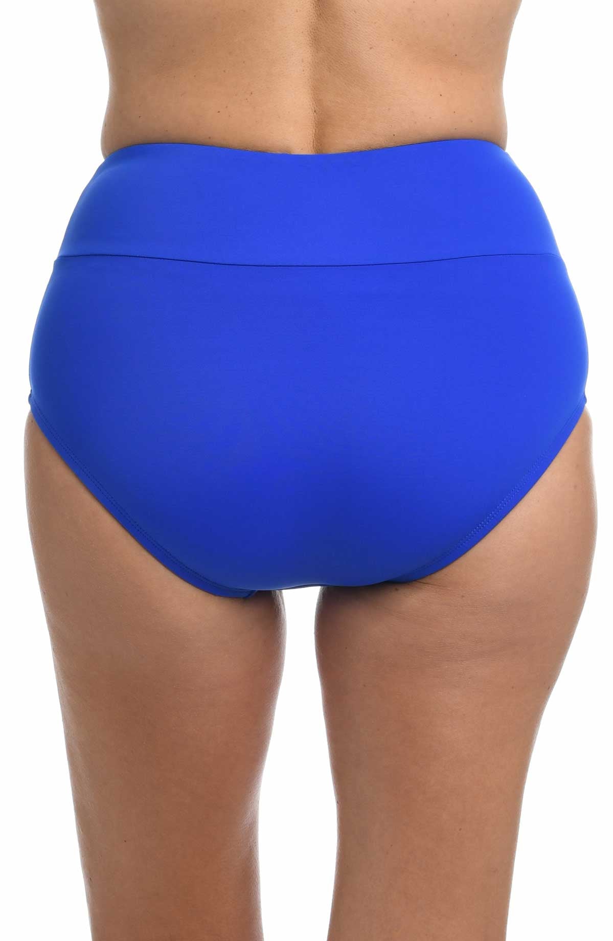 Maxine: Solid Wide Band Full Bottom - COBALT