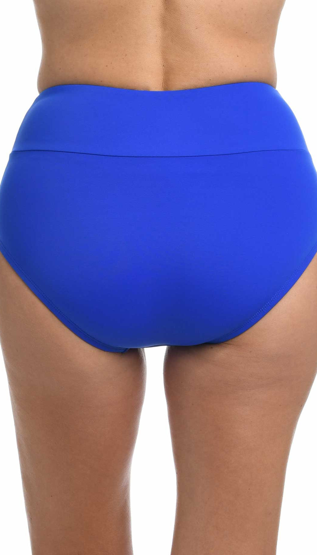 Maxine: Solid Wide Band Full Bottom - COBALT