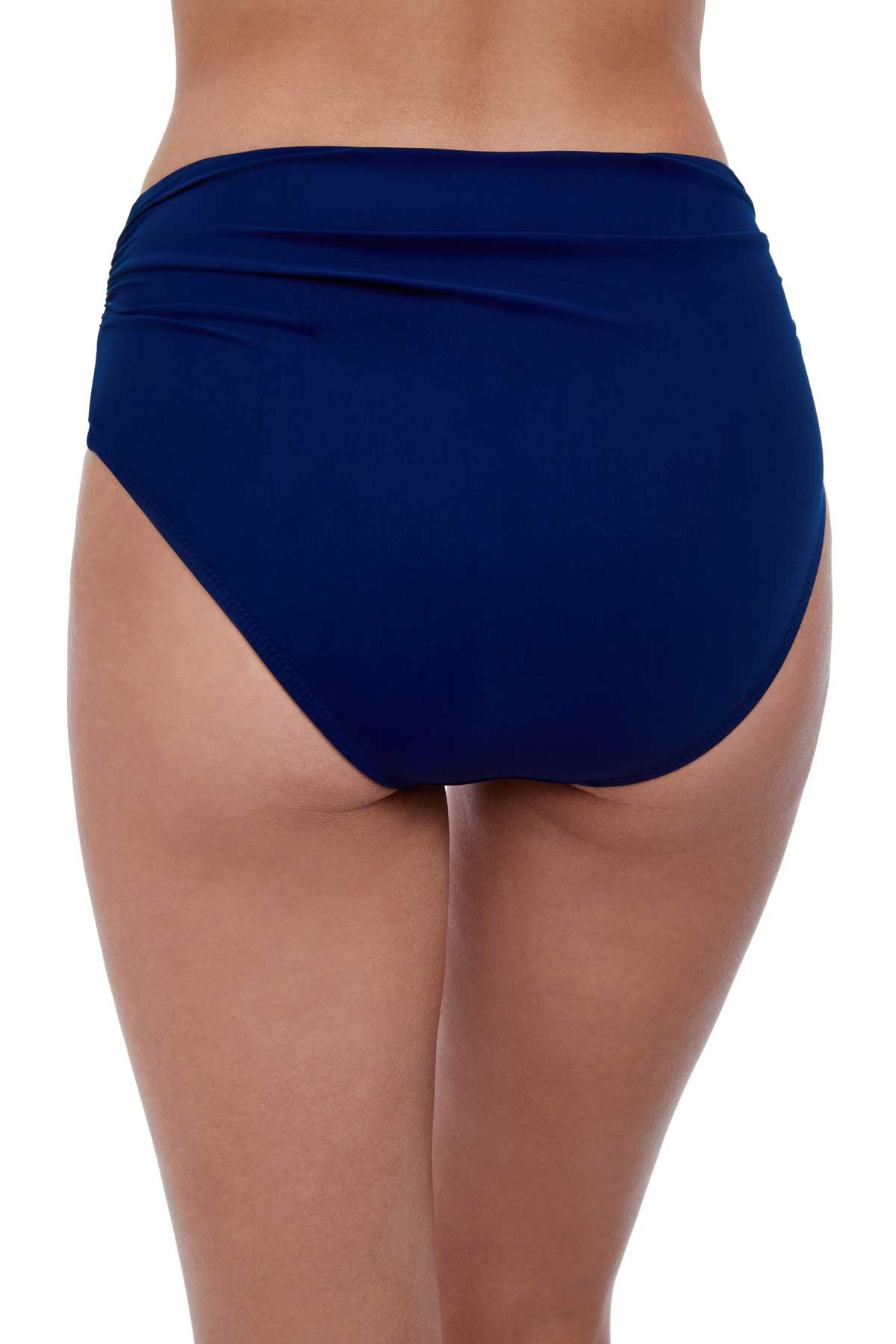 Profile: Tutti Frutti Solid Side Shirred Bottom - NAVY