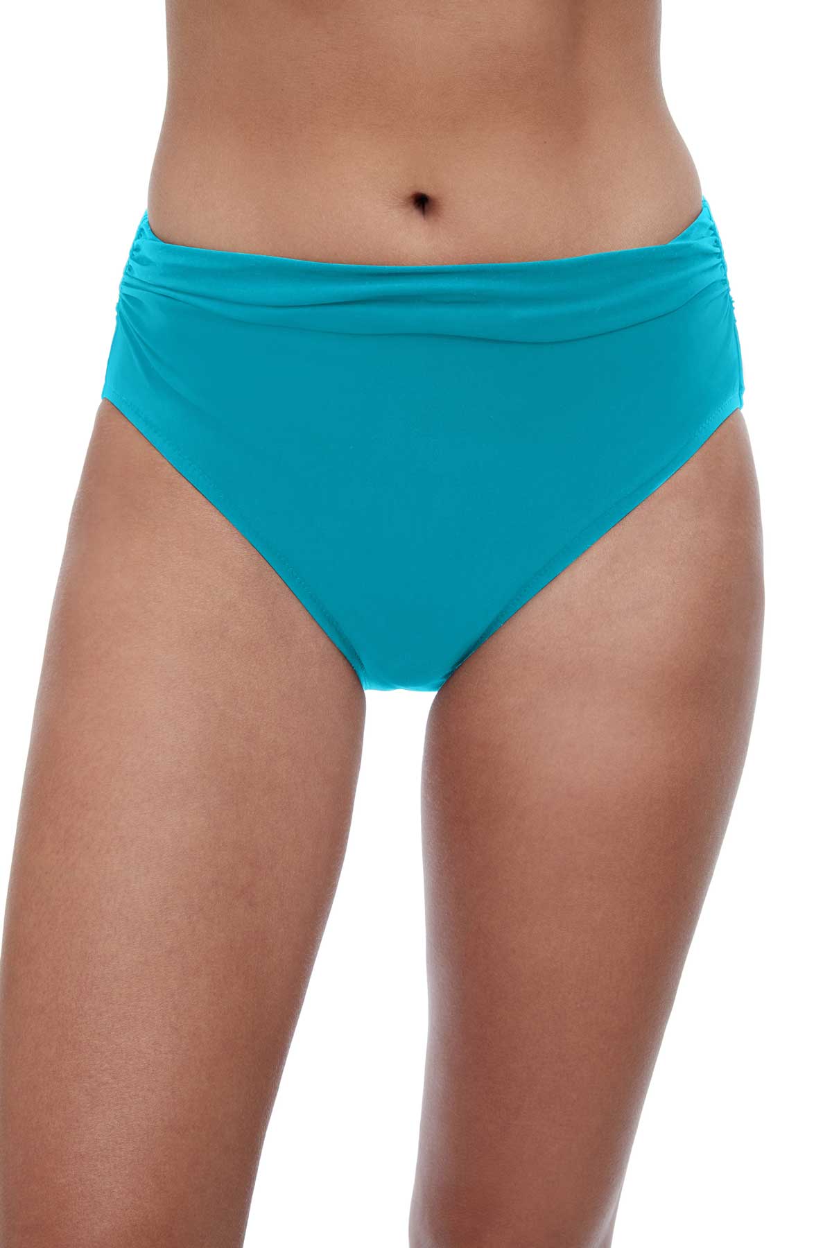 Profile: Tutti Frutti Solid Side Shirred Bottom - TURQUOISE