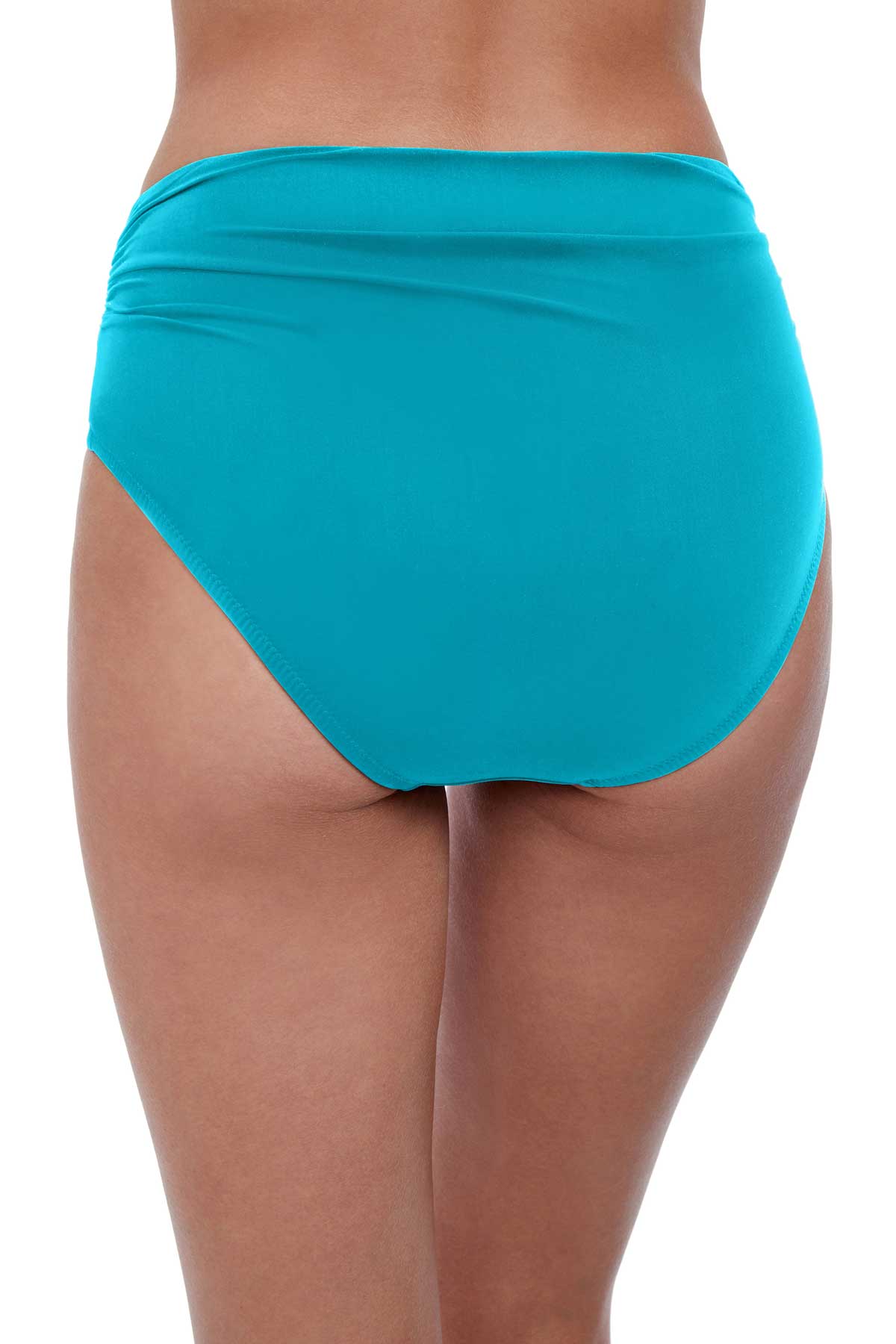 Profile: Tutti Frutti Solid Side Shirred Bottom - TURQUOISE